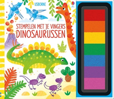 Wpg uitgevers stempelen met je vingers - dinosaurussen