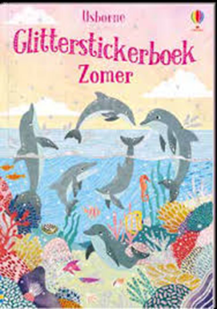 Glitterstickerboek zomer. 3+