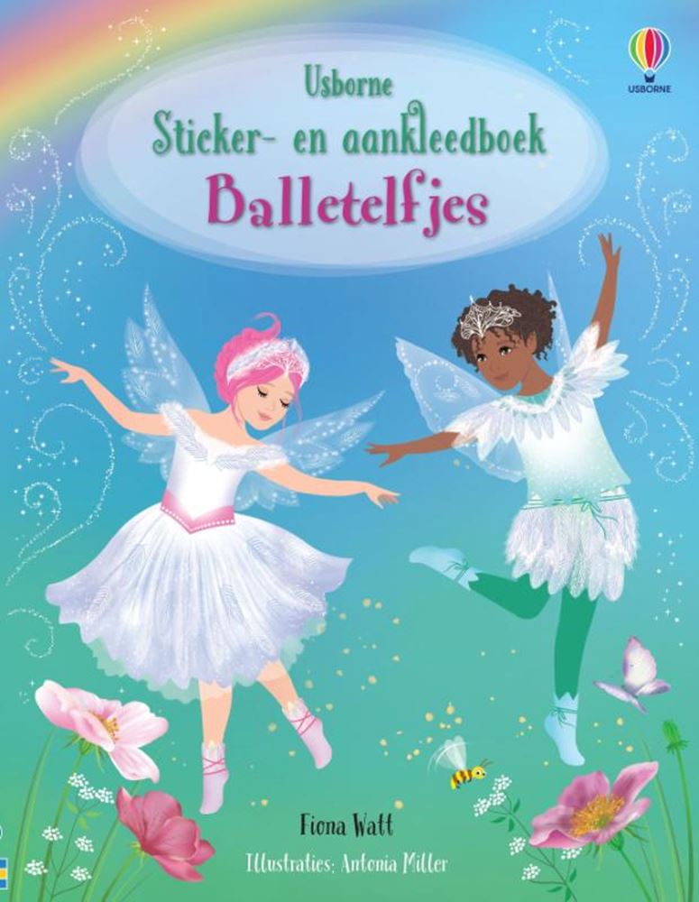 Sticker en aankleedboekje balletelfjes.