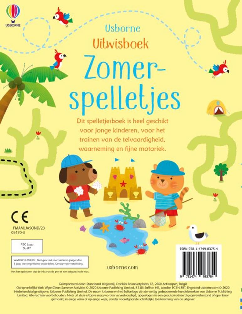 Wpg uitgevers zomer spelletjes. 3+