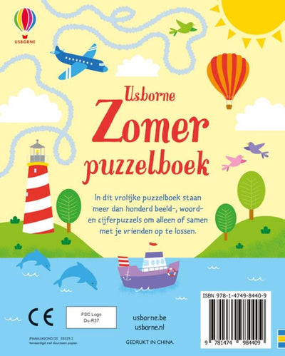 Nl - usborne zomerpuzzelboek. 6+