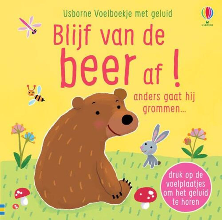 Geluidenboek: blijf van de beer af! 1+