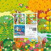 Boek met 3 puzzels, dieren in het bos 3+