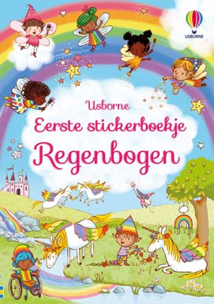 Eerste stickerboekje, regenbogen. 3+
