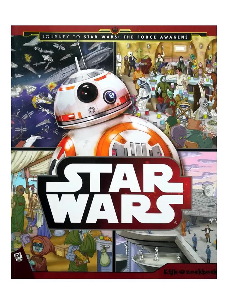 Zoek en vindboek, star wars a journe. 4+