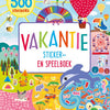 Vakantie sticker- en speelboek. 4+
