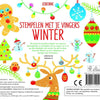 Winter. stempelen met je vingers. 4+
