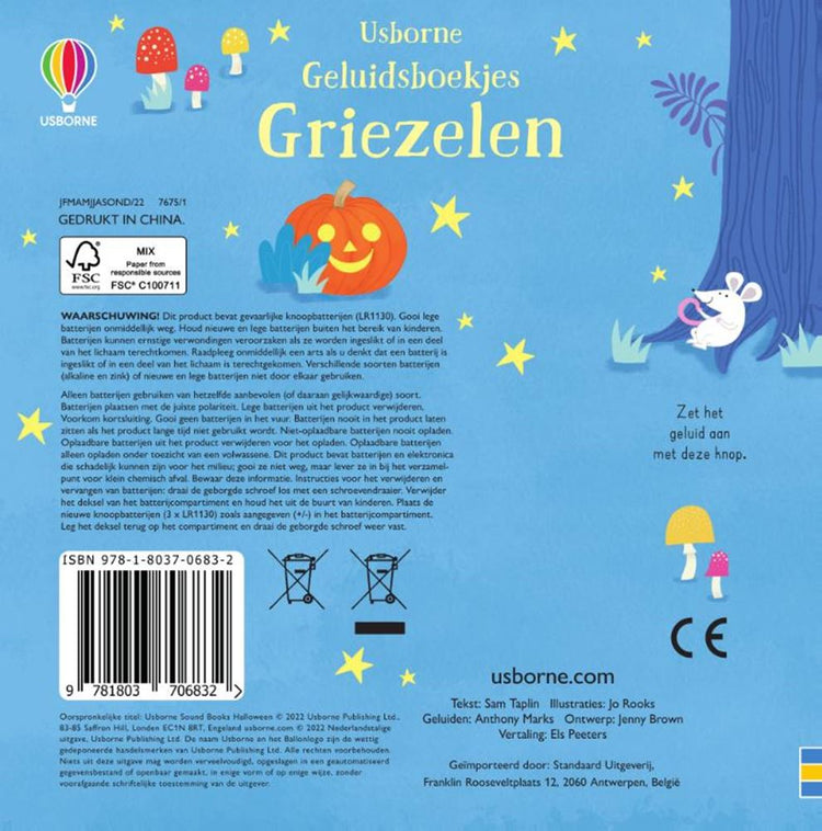 Geluidenboek: halloween. 1+