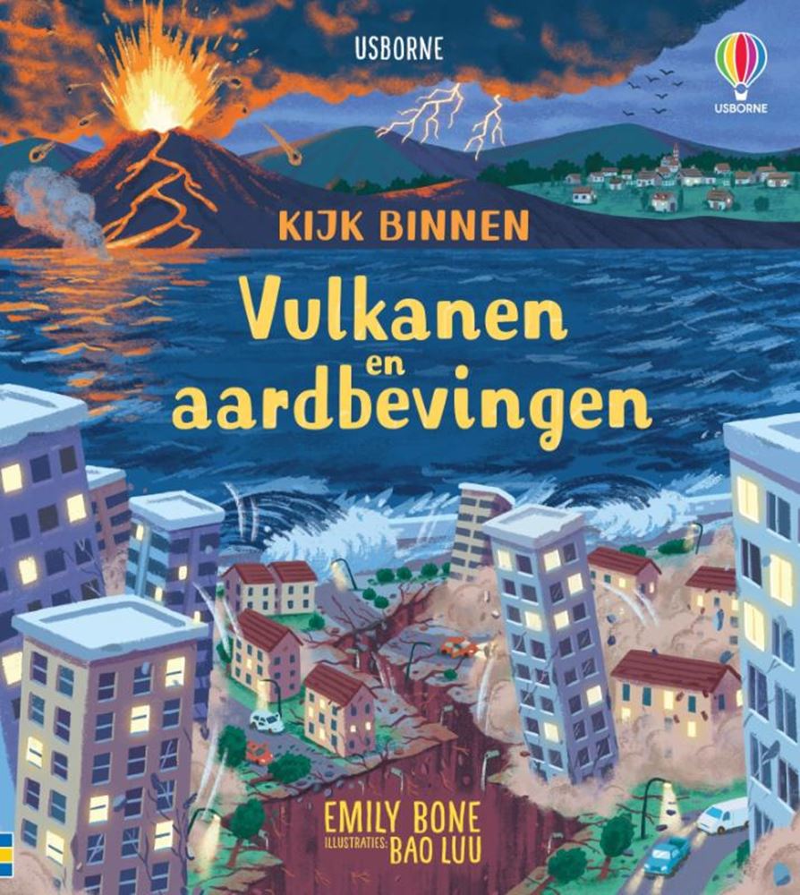 Kijk binnen vulkanen en aardbevingen. 5+