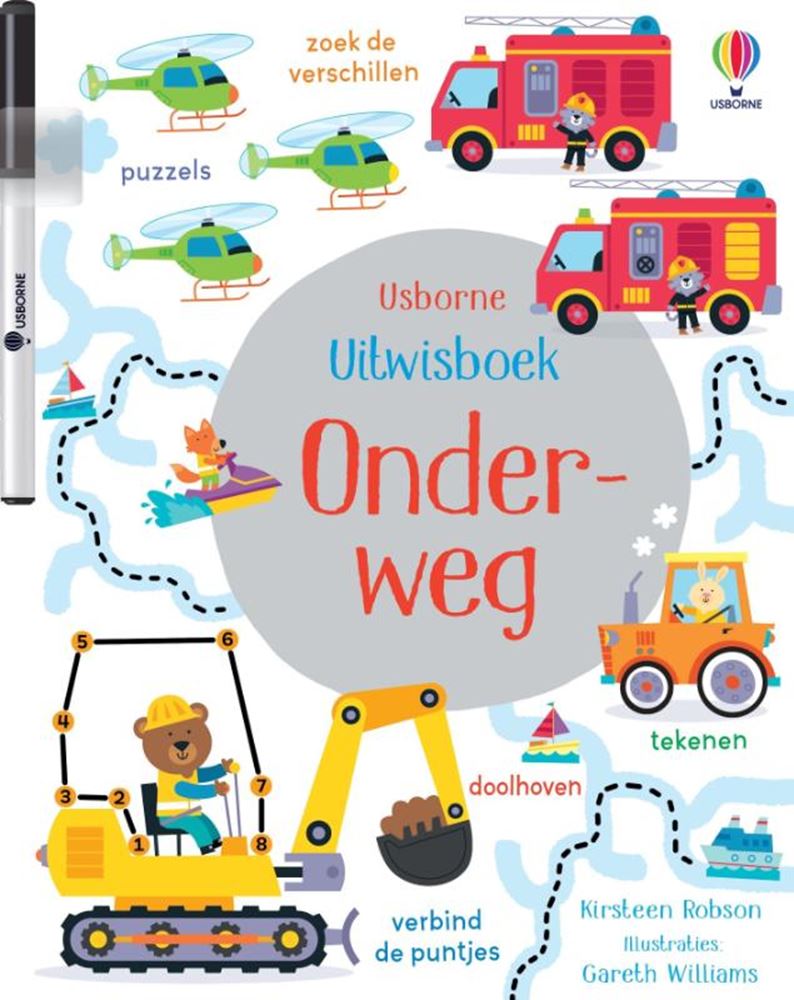 Uitwisboek met stift. onderweg 3+