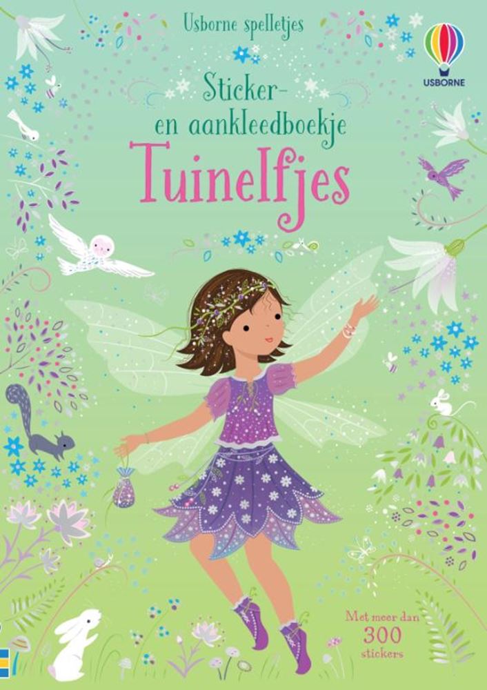 Stickerboek: tuinelfjes. 4+