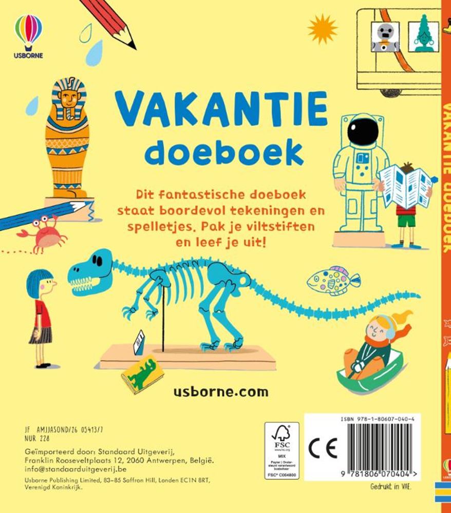 Vakantie doeboek. 4+