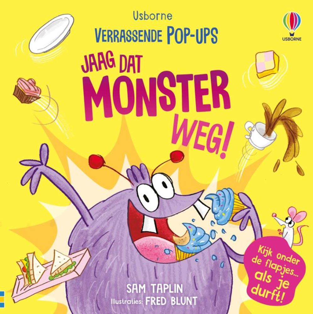 Jaag dat monster weg! pop-upboek. 3+