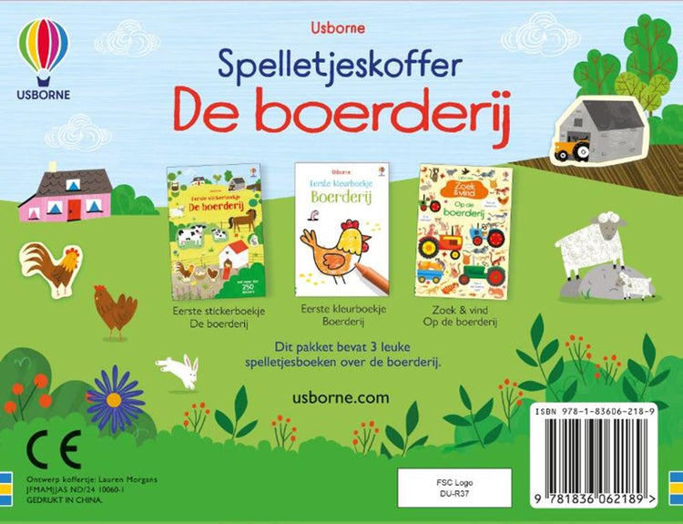 Spelletjeskoffer: de boerderij. 3+