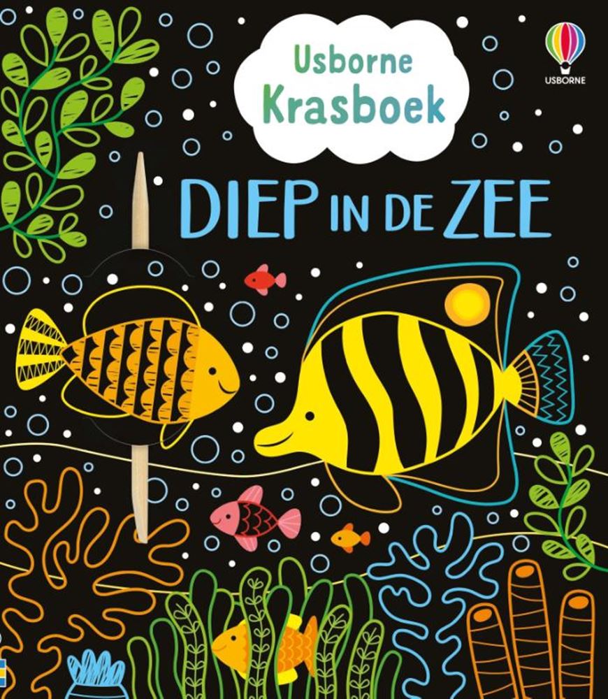 Krasboek: diep in de zee. 6+