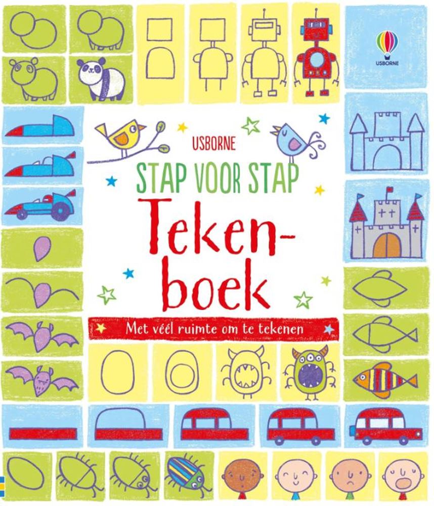 Stap voor stap tekenboek 4+