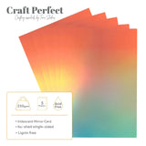 Craft perfect by tonic studios craft perfect • mirror card iridescent 250g blushing mermaid 5pcs - afbeelding 2