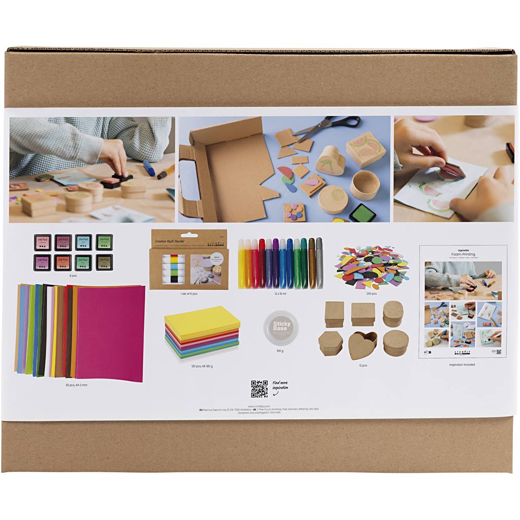 Creativ company groepsset schuimdrukken kaarten en dozen
