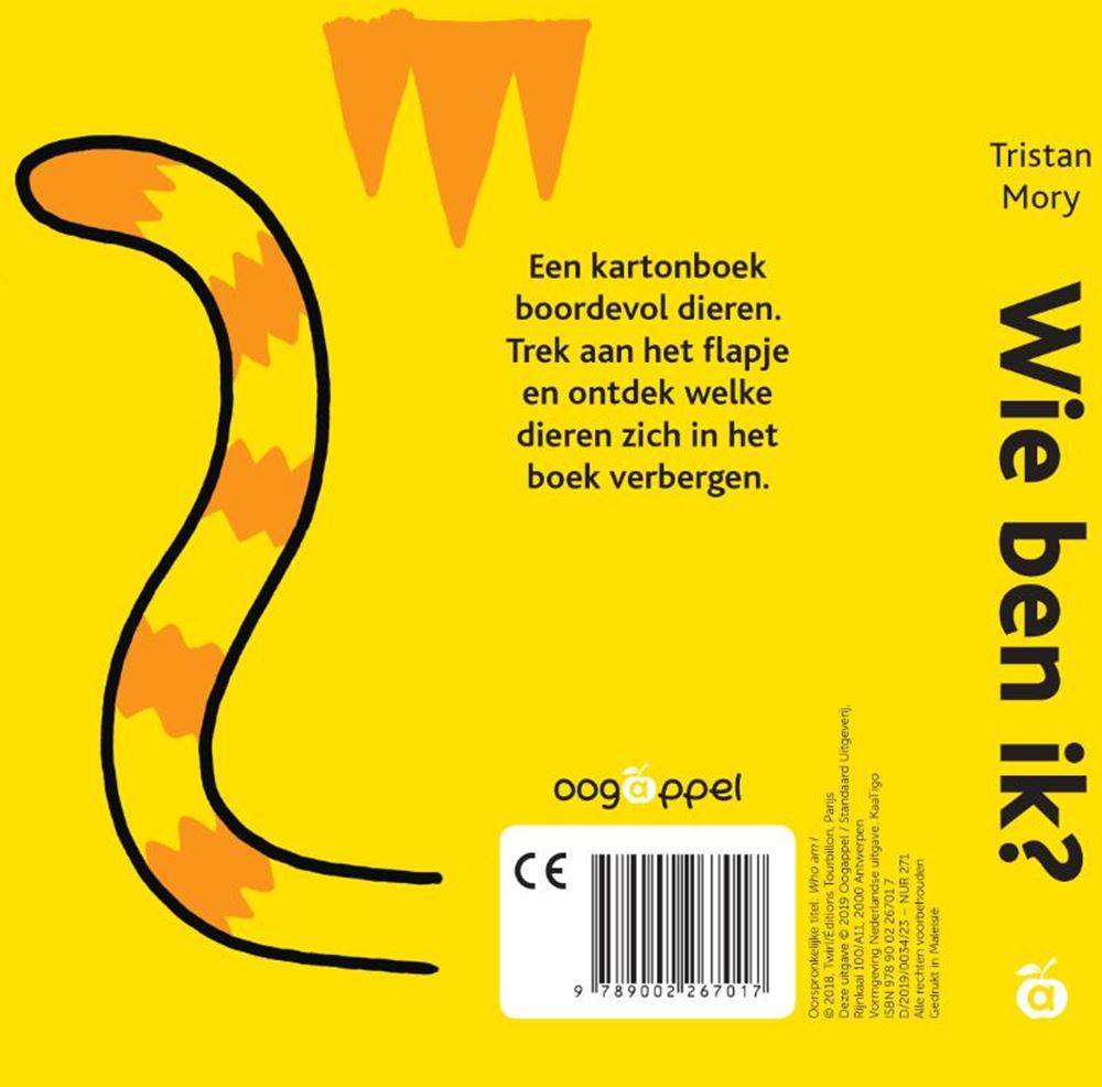 Wie ben ik (karton met schuifjes). 2+