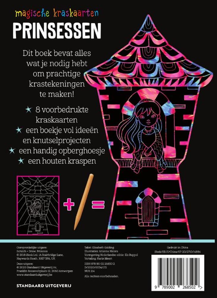 Centraal boekhuis magische kraskaarten prinsessen