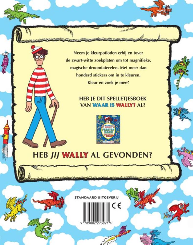 Wpg uitgevers waar is wally? draken en dromen kleurboe