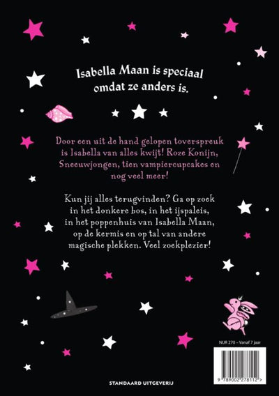 Isabella maan, zoekboek. 7+