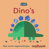 Voelboek: wrijf voel: dino's 2+