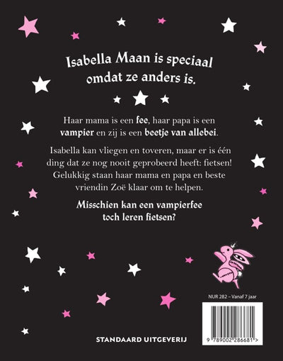 Isabella maan leert fietsen 7+