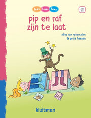 Uitgeverij kluitman lees lees lees - pip en raf zijn te laat (avi-m3) - afbeelding 1