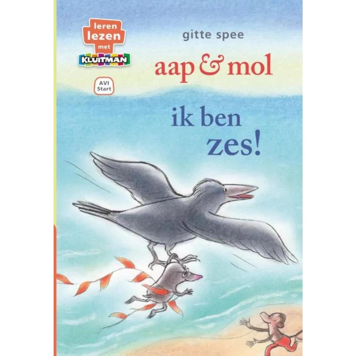 Uitgeverij kluitman kluitman aap mol ik ben zes! avi start
