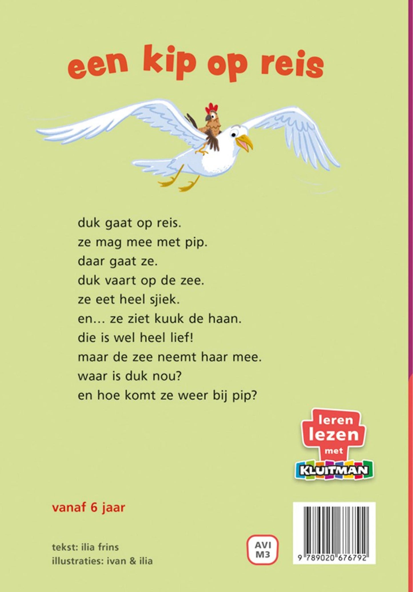 Kluitman boek -kip op reis-