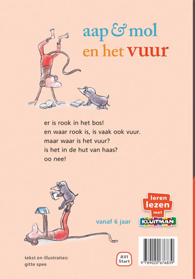 Kluitman aap mol en het vuur