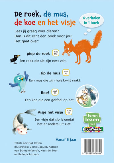 Kluitman roek, de mus, de koe en het visje
