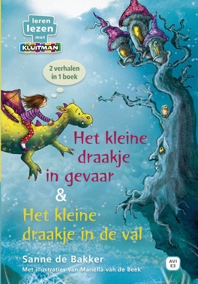 Kluitman leren lezen - 2 in 1 verhalen over het kleine draakje avi- e3