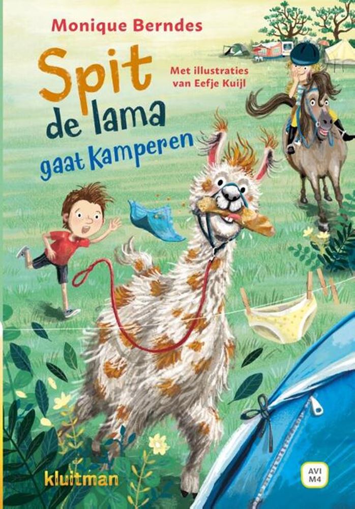 Avi-m4: spit de lama gaat kamperen.