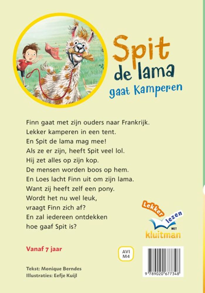 Avi-m4: spit de lama gaat kamperen.