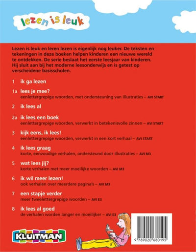 Uitgeverij kluitman lezen is leuk - lees je mee? avi-start