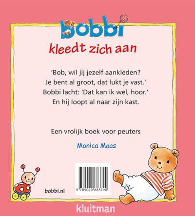 Kluitman bobbi kleed zich aan