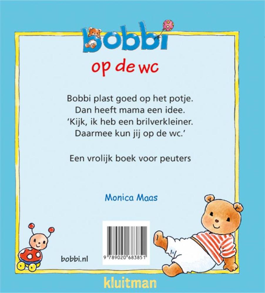 Uitgeverij kluitman bobbi op de wc 2+