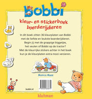 Uitgeverij kluitman bobbi kleur-en stickerboek. boerderij 2+ - afbeelding 2