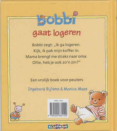 Uitgeverij kluitman bobbi gaat logeren