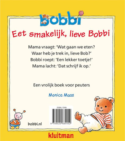 Uitgeverij kluitman eet smakelijk, lieve bobbi