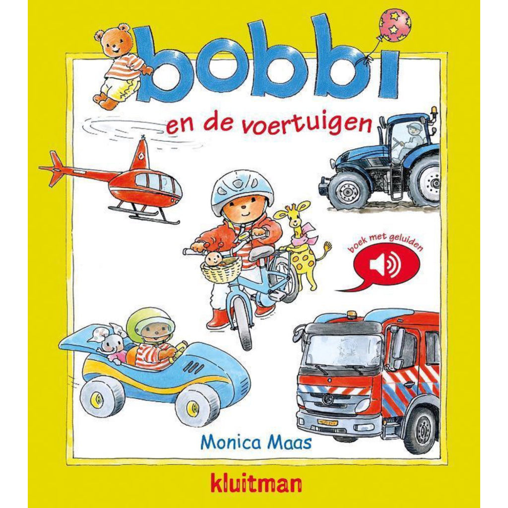 Uitgeverij Kluitman Kluitman Boek Bobbi en de Voertuigen + Geluid