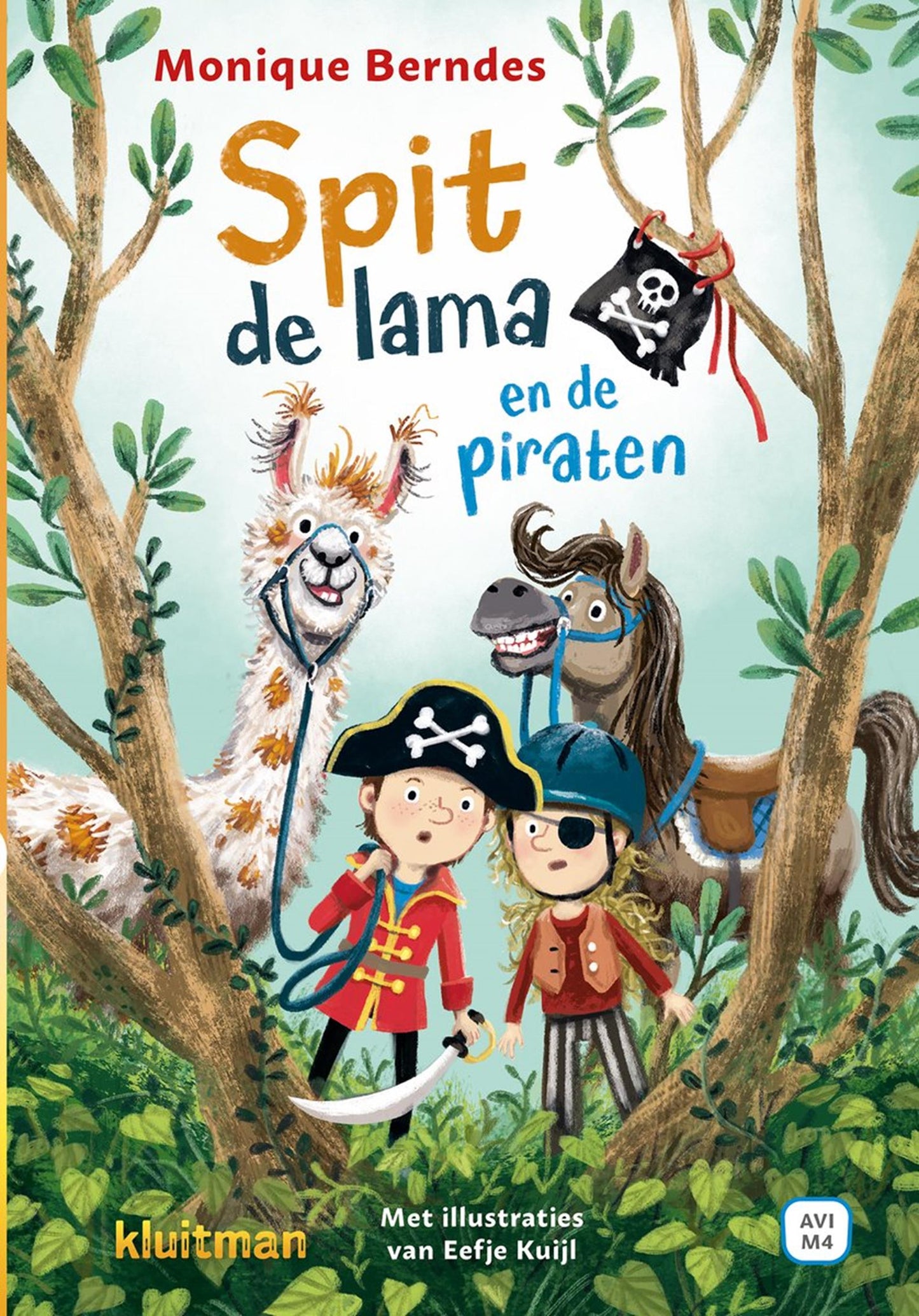 Kluitman spit de lama en de piraten
