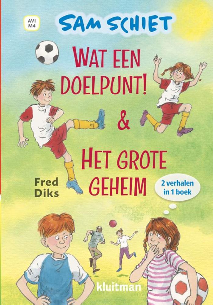 Sam schiet. wat een doelpunt! het grot