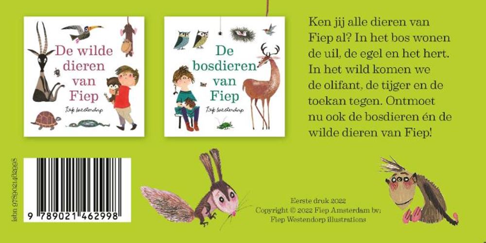 Uitdeelboekjes van fiep westendorp. 2+