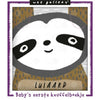Wee gallery stoffen knuffelboekje luiaar