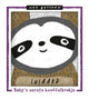Wee gallery stoffen knuffelboekje luiaar