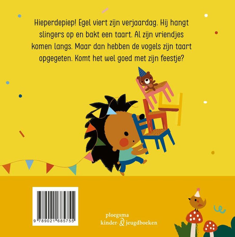 Egel is jarig. kartonboek. 2+