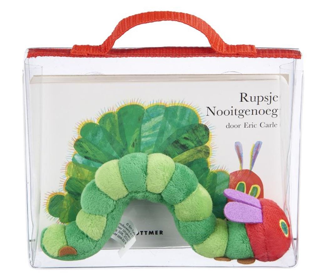 Gottmer uitgevers groep rupsje nooitgenoeg kartonboek + knuffel